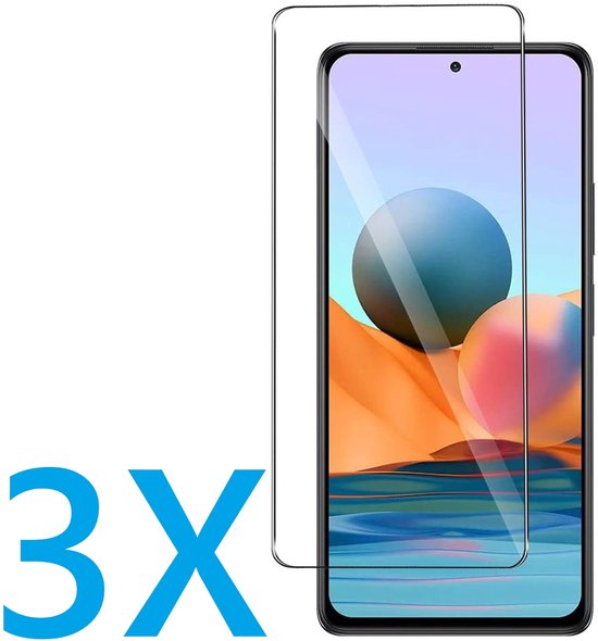 Xiaomi Redmi Note 10 Pro Screenprotector Gehard 9H – Anti-kras – 3-Pack-Ilumina Benelux