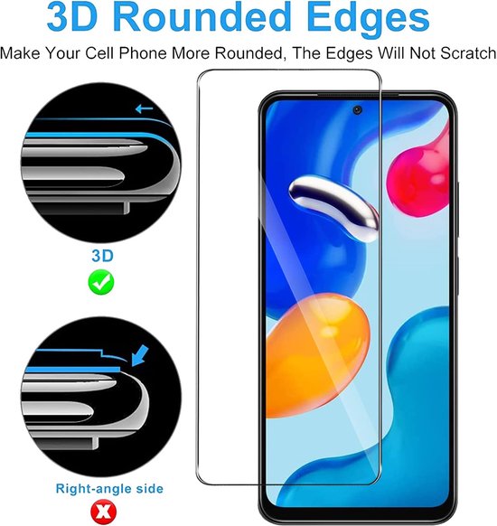 Xiaomi Redmi Note 11 Screenprotector Gehard 9H – Anti-kras – 1-Pack-Ilumina Benelux