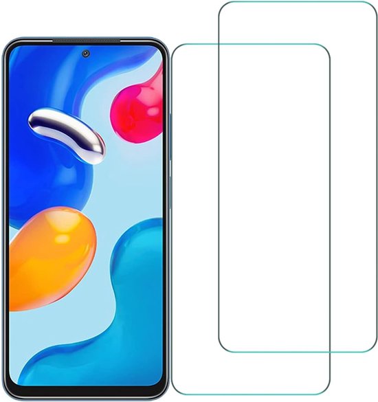 Xiaomi Redmi Note 11S/11 Screenprotector Gehard 9H – Anti-kras – 2-Pack-Ilumina Benelux