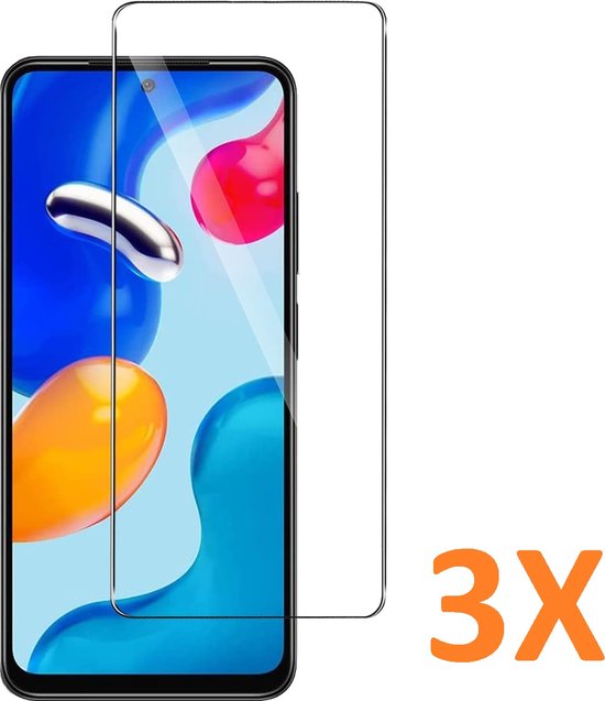 Xiaomi Redmi Note 11S/11 Screenprotector Gehard 9H – Anti-kras – 3-Pack-Ilumina Benelux
