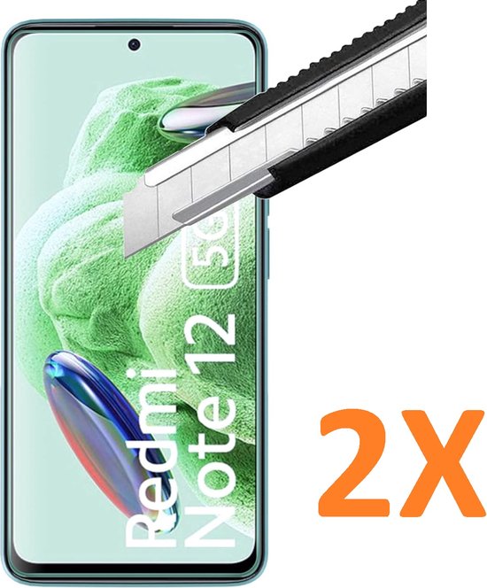 Xiaomi Redmi Note 12 4G/5G & POCO M6 Pro Screenprotector Gehard 9H – Anti-kras – 2-Pack-Ilumina Benelux