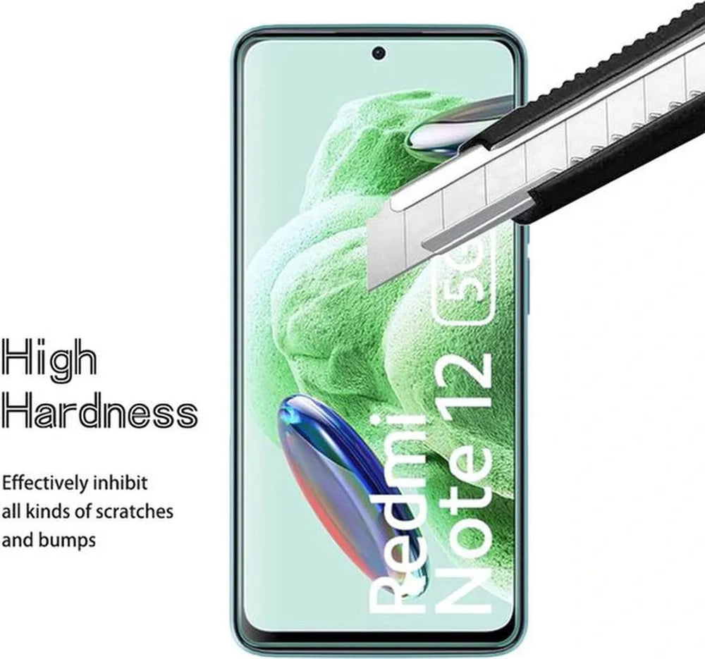 Xiaomi Redmi Note 12 4G/5G Screenprotector Gehard 9H – Anti-kras – 3-Pack Tempered Glas-Ilumina Benelux