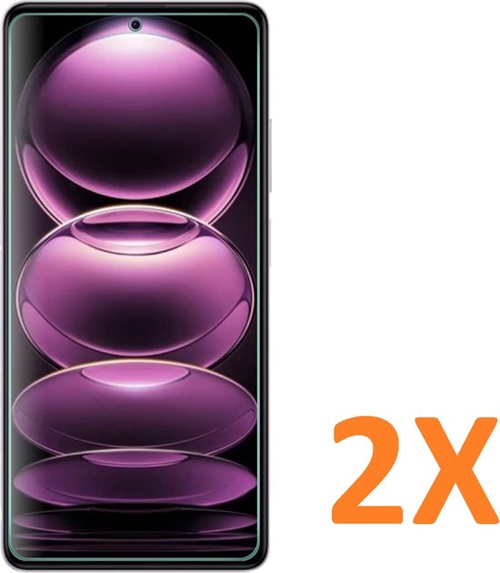 Xiaomi Redmi Note 12 Pro+ Screenprotector Gehard 9H – Anti-kras – 2-Pack-Ilumina Benelux