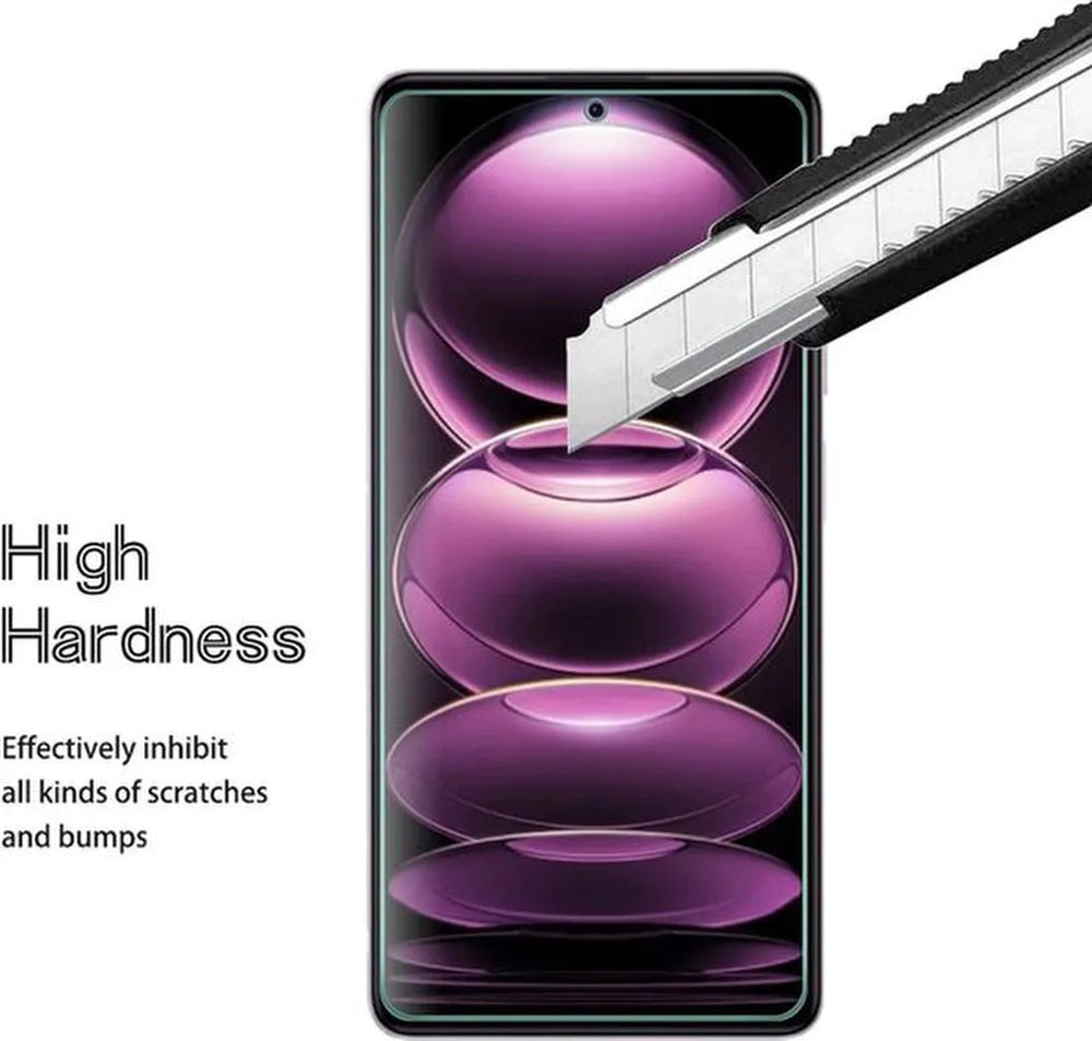 Xiaomi Redmi Note 12 Pro+ Screenprotector Gehard 9H – Anti-kras – Tempered Glas – 1-Pack-Ilumina Benelux