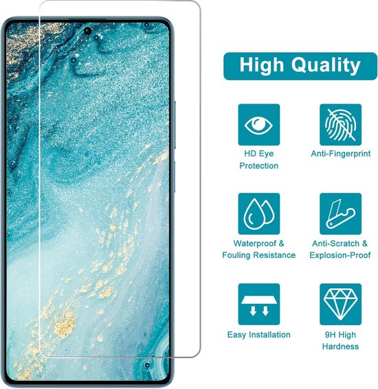 Xiaomi Redmi Note 13 5G Screenprotector Gehard 9H – Anti-kras – Tempered Glas – 1-Pack-Ilumina Benelux