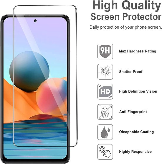 Xiaomi Redmi Note 14 4G Screenprotector Gehard 9H – Anti-kras – 2-Pack-Ilumina Benelux