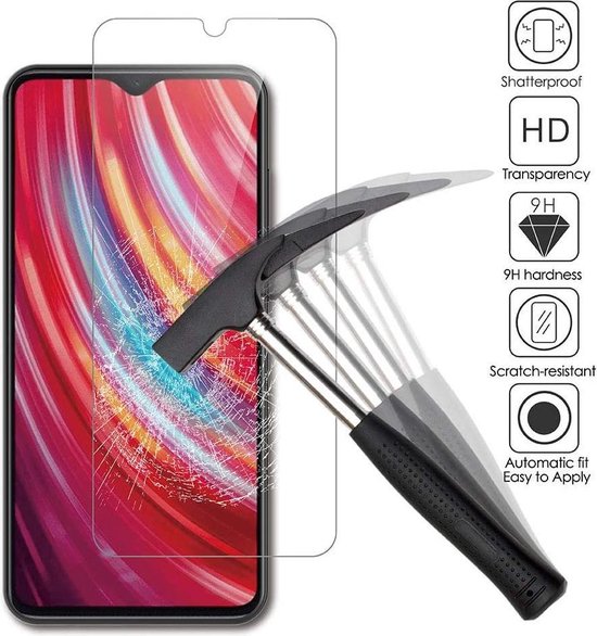 Xiaomi Redmi Note 8 Screenprotector Gehard 9H – Anti-kras – 2-Pack-Ilumina Benelux