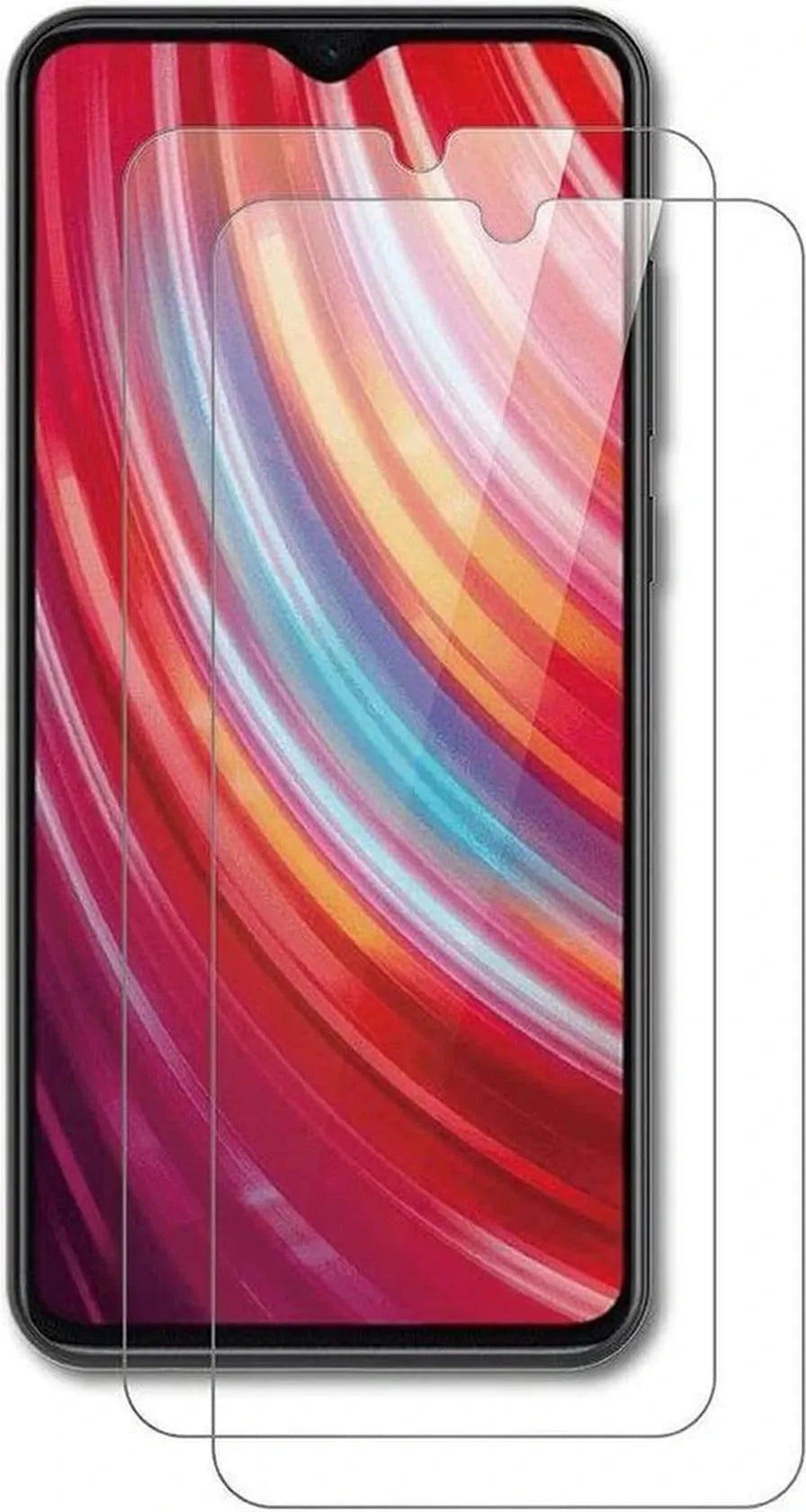 Xiaomi Redmi Note 8 Screenprotector Gehard 9H – Anti-kras – 2-Pack-Ilumina Benelux