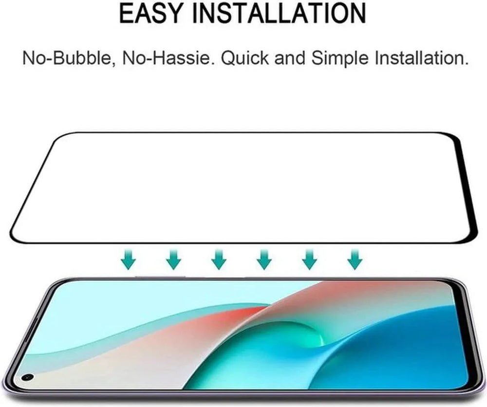Xiaomi Redmi Note 9 5G Screenprotector Full Cover Screenprotector Gehard 9H – 4-Pack-Ilumina Benelux
