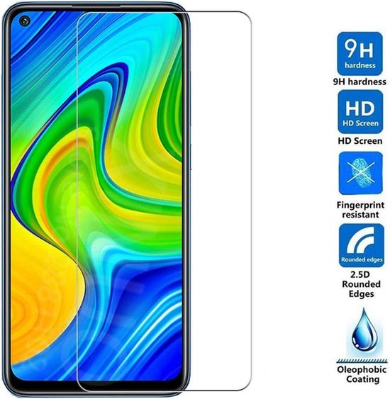 Xiaomi Redmi Note 9 Screenprotector Gehard 9H – Anti-kras – Tempered Glas – 2-Pack-Ilumina Benelux