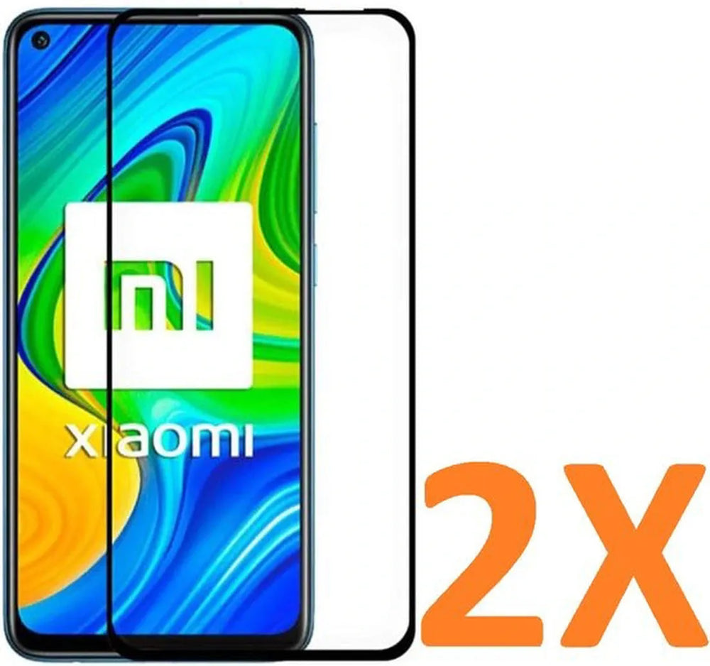 Xiaomi Redmi Note 9T Screenprotector Gehard 9H Screenprotector Full Cover – 2-Pack-Ilumina Benelux