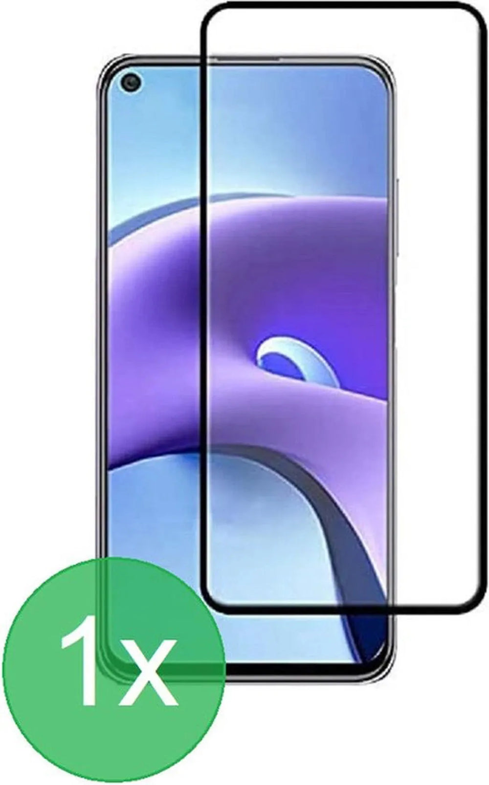 Xiaomi Redmi Note 9T/Note 9 5G Screenprotector Gehard 9H Screenprotector Full Cover-Ilumina Benelux