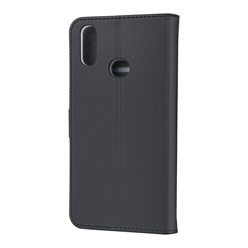 Zwart hoejse Samsung Galaxy A10s Book Case - Pasjeshouder - Magneetsluiting (A107F)-Hoesjes-Ilumina Benelux