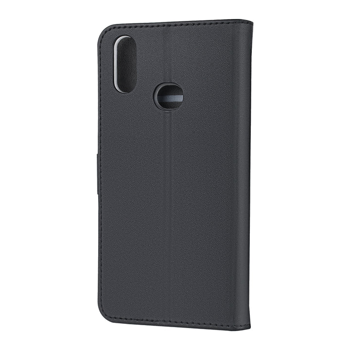 Zwart hoejse Samsung Galaxy A10s Book Case - Pasjeshouder - Magneetsluiting (A107F)-Hoesjes-Ilumina Benelux