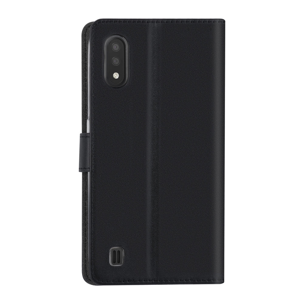 Zwart hoesje Samsung Galaxy A01 - Book Case - Kaarthouder (A015F)-Hoesjes-Ilumina Benelux