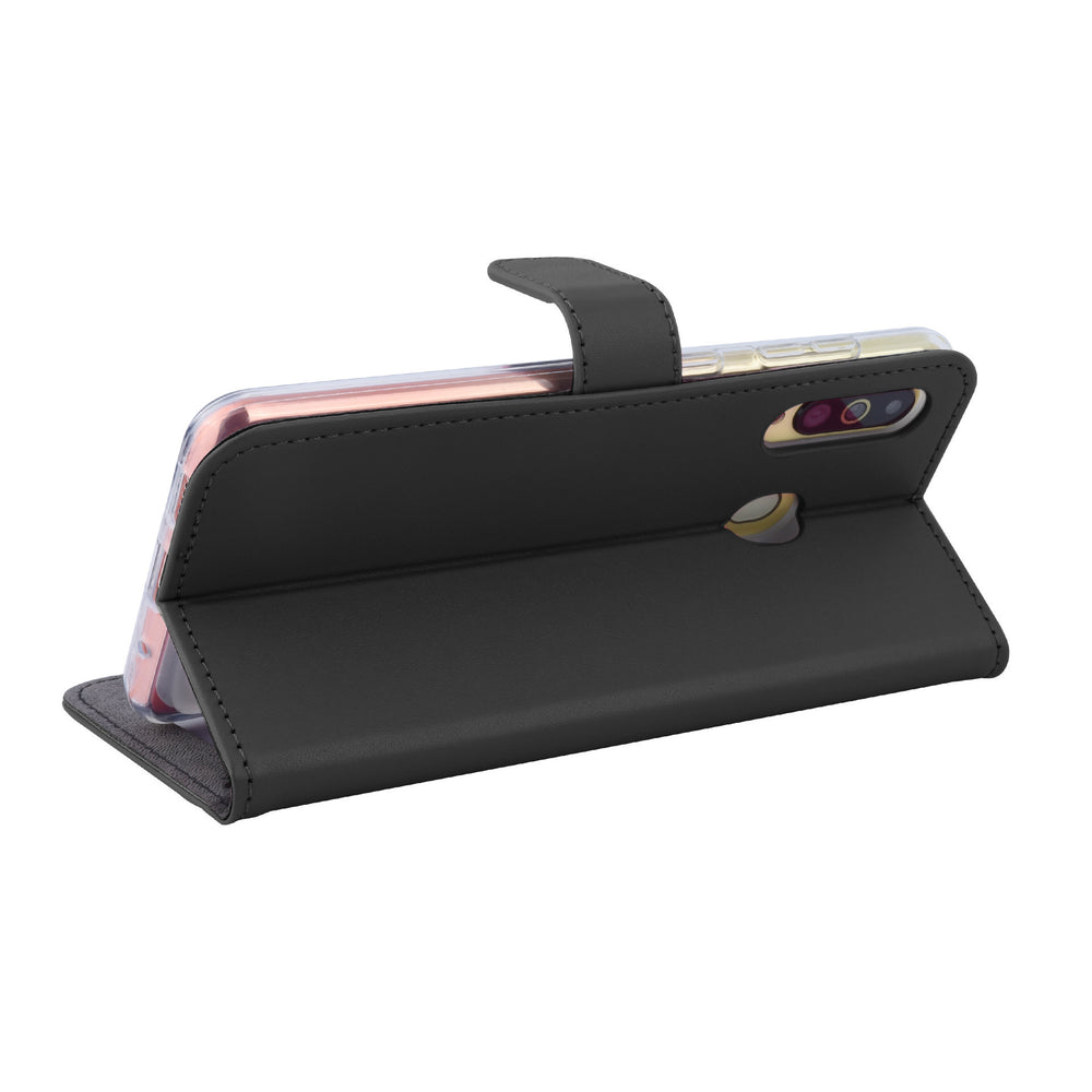Zwart hoesje Samsung Galaxy A60 - Book Case - Pasjeshouder - Magneetsluiting (A606F)-Hoesjes-Ilumina Benelux