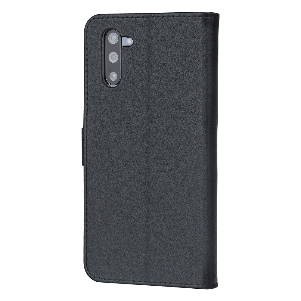 Zwart hoesje Samsung Galaxy Note 10 - Book Case - Pasjeshouder - Magneetsluiting (N970F)-Hoesjes-Ilumina Benelux