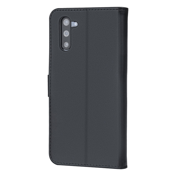 Zwart hoesje Samsung Galaxy Note 10 - Book Case - Pasjeshouder - Magneetsluiting (N970F)-Hoesjes-Ilumina Benelux