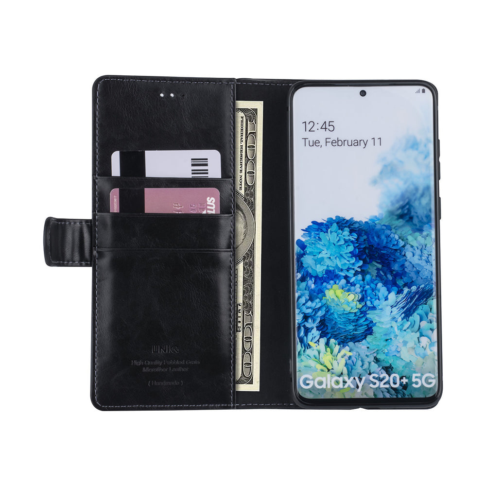 Zwart hoesje Samsung Galaxy S20 Plus - Book Case - PU leather-Hoesjes-Ilumina Benelux