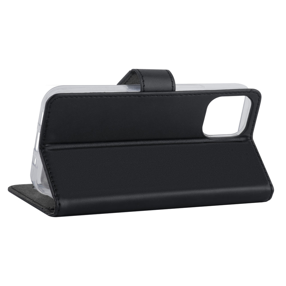 Zwart hoesje iPhone 12 Pro Max - Book Case - Kaarthouder-Hoesjes-Ilumina Benelux