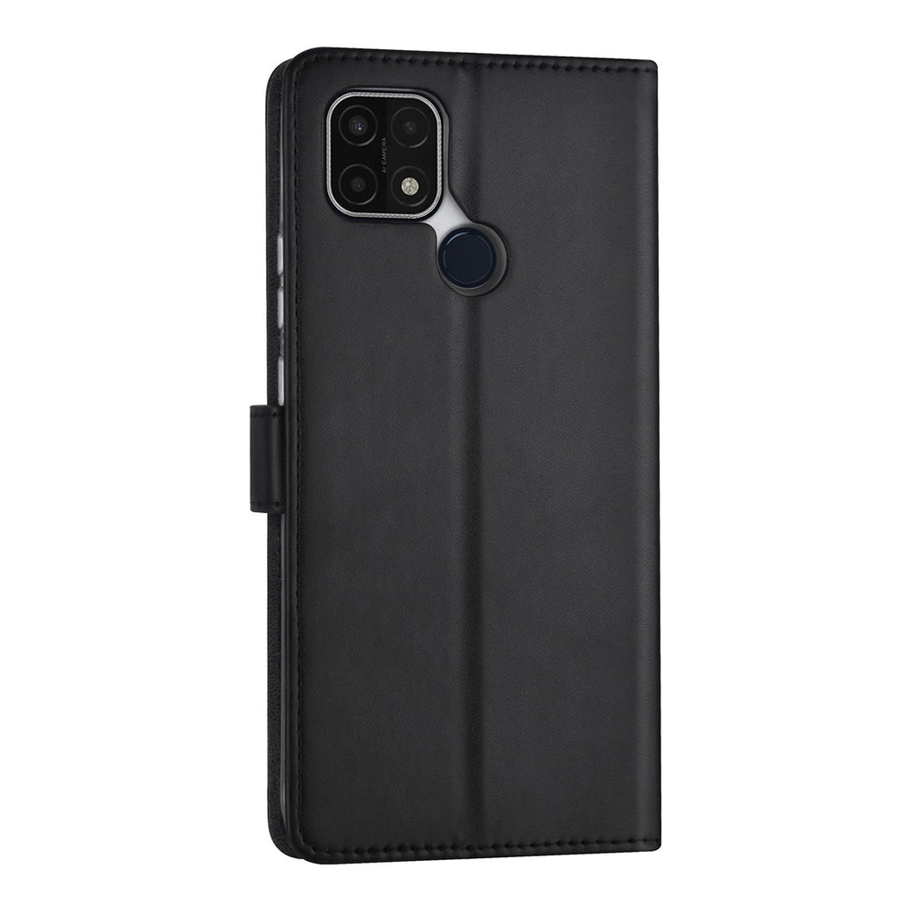 Zwart hoesje voor Oppo A15 - Book Case - Pasjeshouder - Magneetsluiting-Hoesjes-Ilumina Benelux