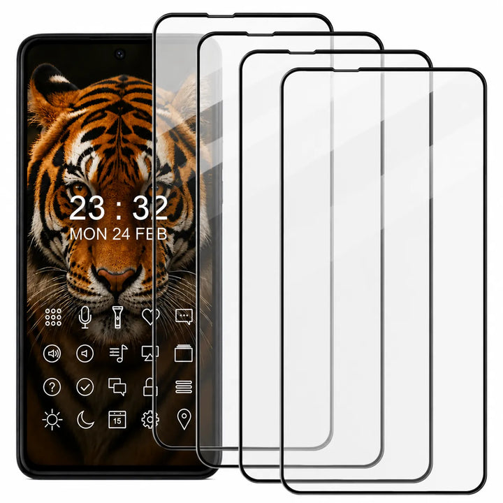 Motorola Moto G52/G82 Screenprotector Glas 9H Full Cover – 4-Pack-Ilumina Benelux