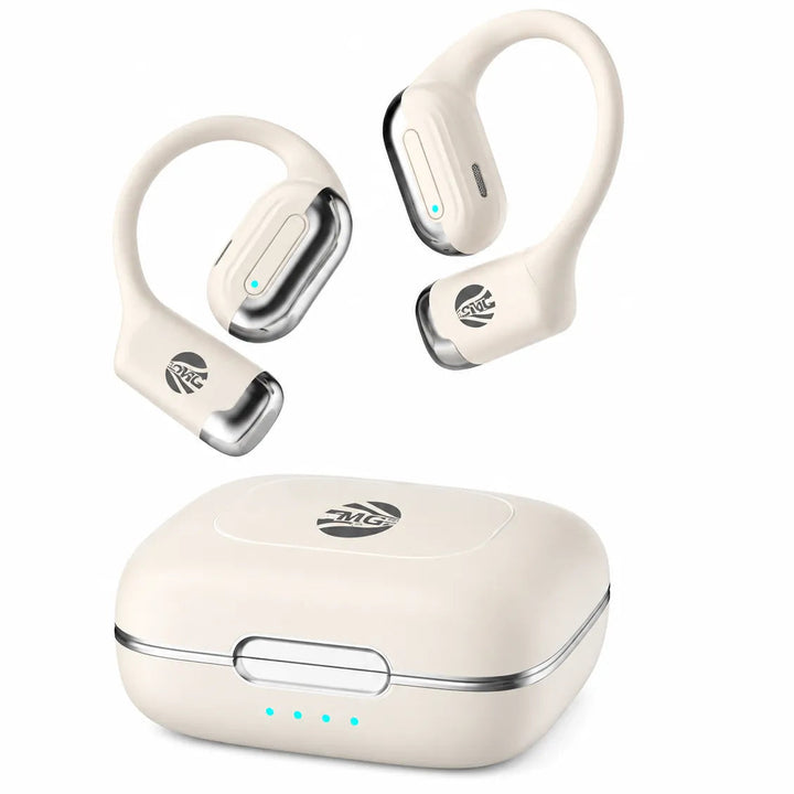 OWS Draadloze Bluetooth Oordopjes – Open Ear – Hi-Res Audio – Oplaadcase – Wit-Ilumina Benelux