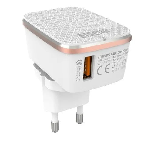 18W Fast Charger USB Adapter met USB-C Kabel-Ilumina Benelux