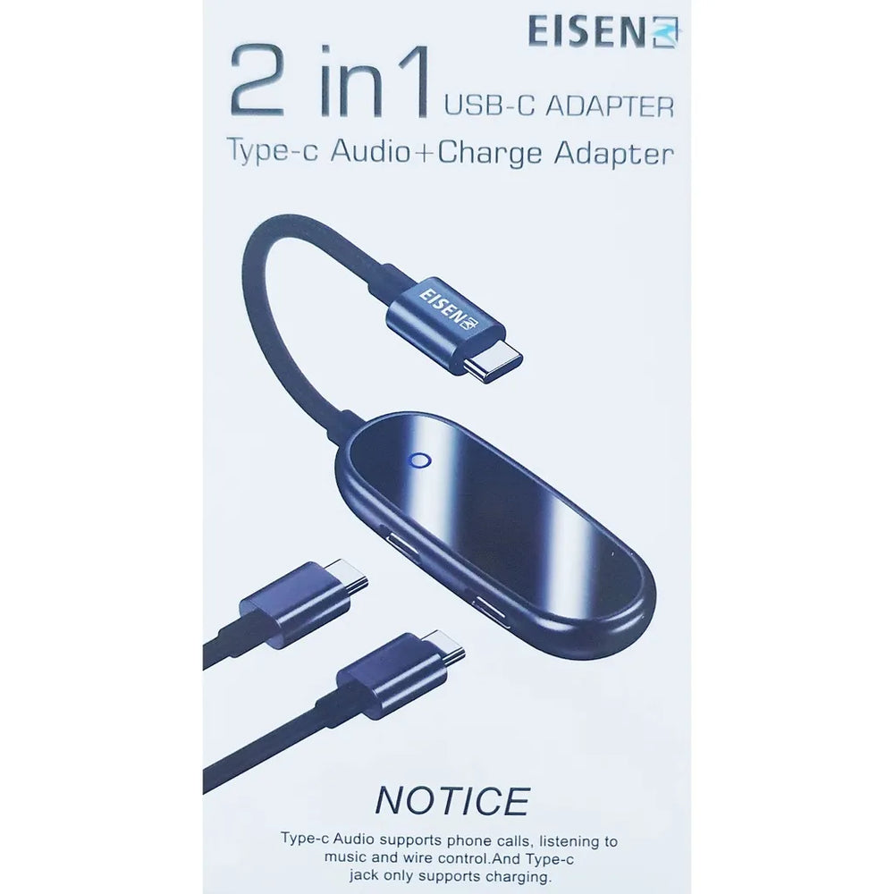USB-C naar 2x USB-C Adapter - Audio & Opladen Tegelijk - USB-C Audio Splitter - PD 18W Snelladen - Geschikt voor Samsung, Google Pixel, Xiaomi, OnePlus & iPad-Ilumina Benelux