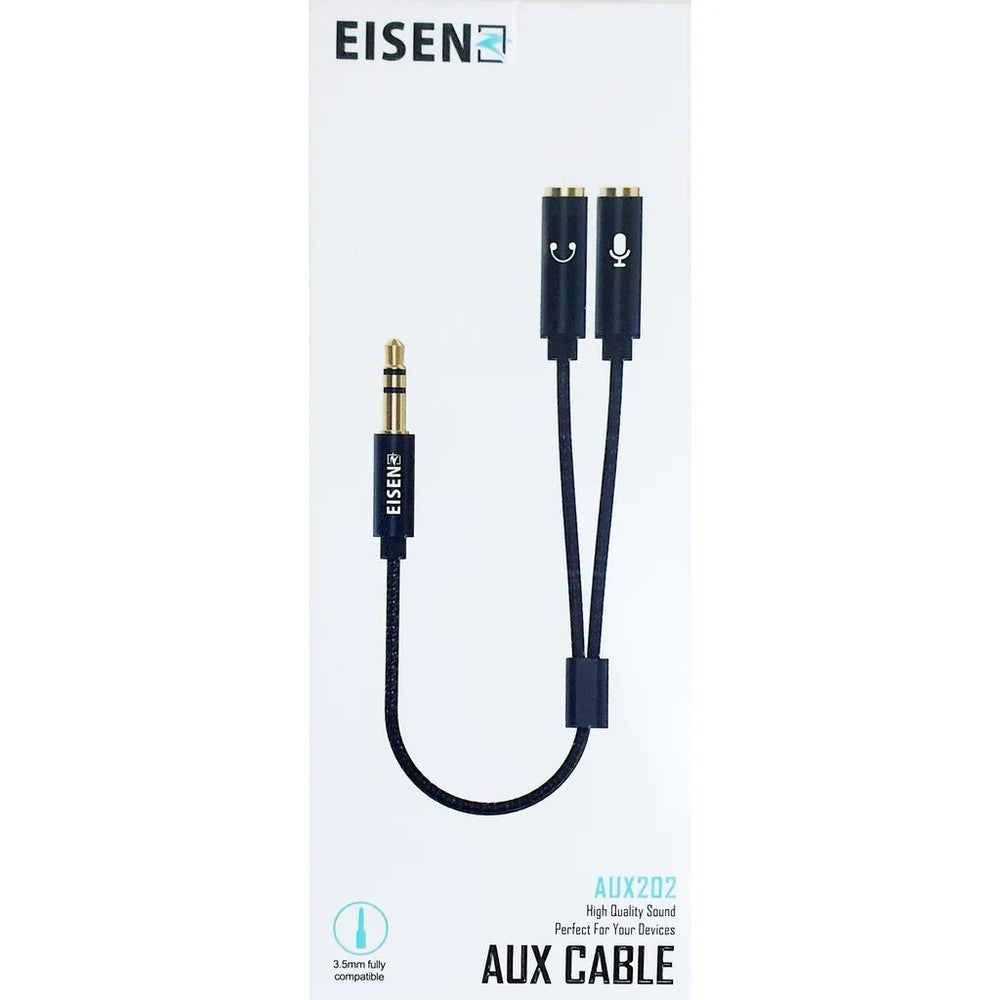 3.5MM AUX Audio Splitter voor Koptelefoon en Microfoon-Ilumina Benelux