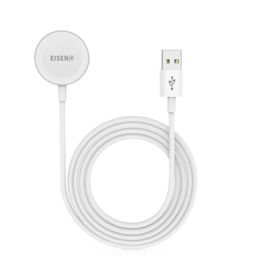 Watch Oplader – Magnetische Draadloze Charger – USB-A Snellader – Geschikt voor Apple Watch Ultra, SE & Series 1 t/m 10 – 1 Meter-Ilumina Benelux