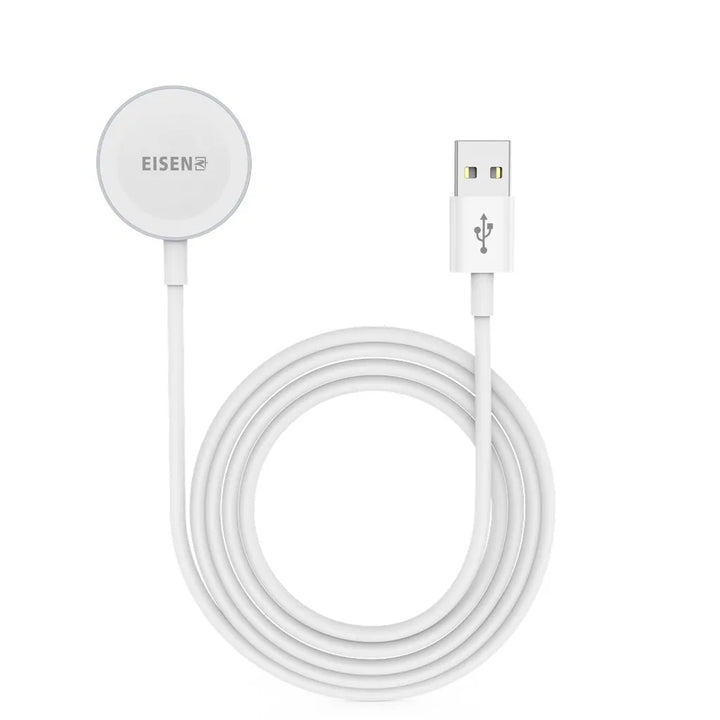 Watch Oplader – Magnetische Draadloze Charger – USB-A Snellader – Geschikt voor Apple Watch Ultra, SE & Series 1 t/m 10 – 1 Meter-Ilumina Benelux