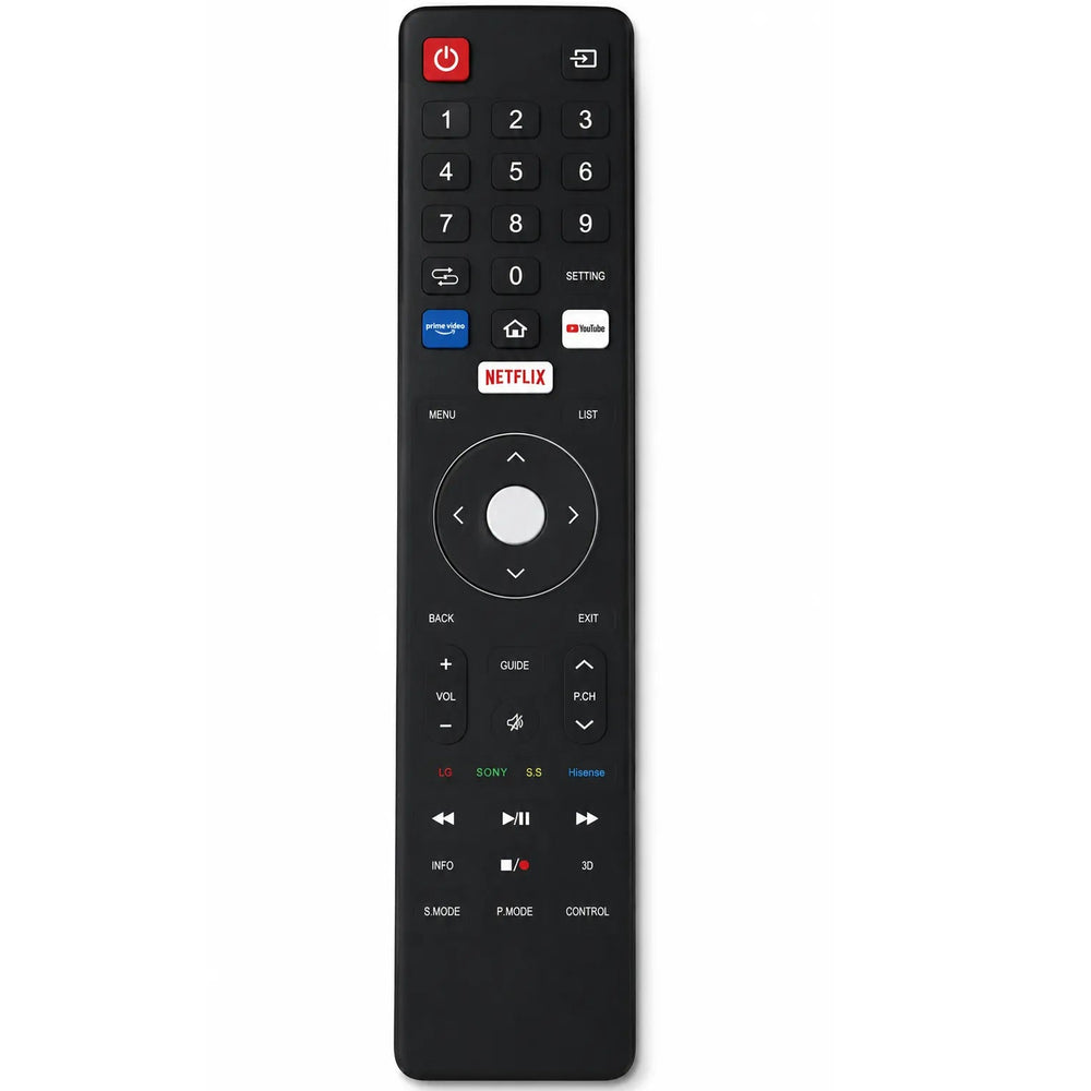 Universele Afstandsbediening voor LG, Samsung, Sony & Hisense TV – Netflix, YouTube & Prime Video Sneltoetsen-Ilumina Benelux