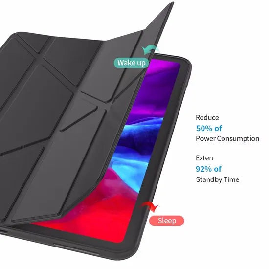 Apple iPad Mini 7/6 8.3 Hoesjes – Smartcover Tablethoes – Penhouder – Auto Wake/Sleep – Lila-Tablethoesjes-Ilumina Benelux