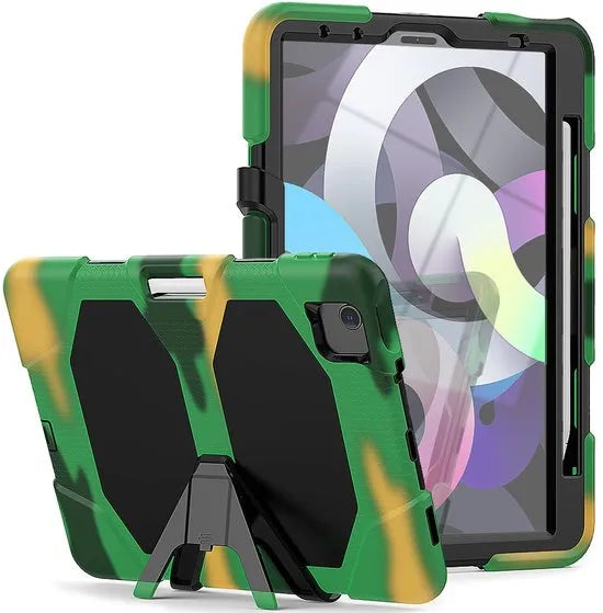 iPad Pro 11 inch (2020/2021/2022) Hoesjes – Heavy Duty Tablethoes – Schokbestendig – Kickstand Standfunctie – Camo-Tablethoesjes-Ilumina Benelux