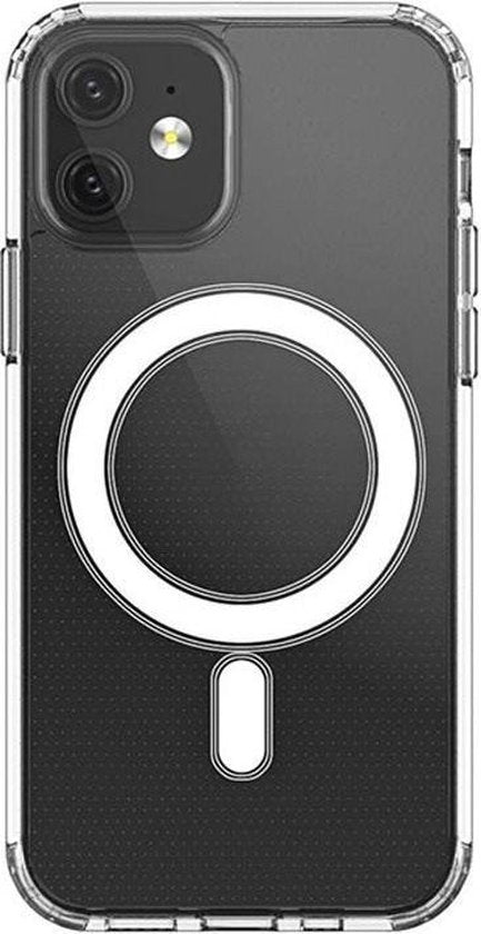 Apple iPhone 12 Pro Hoesjes – MagSafe Backcover – Transparant – Beschermhoes – Doorzichtig-Ilumina Benelux