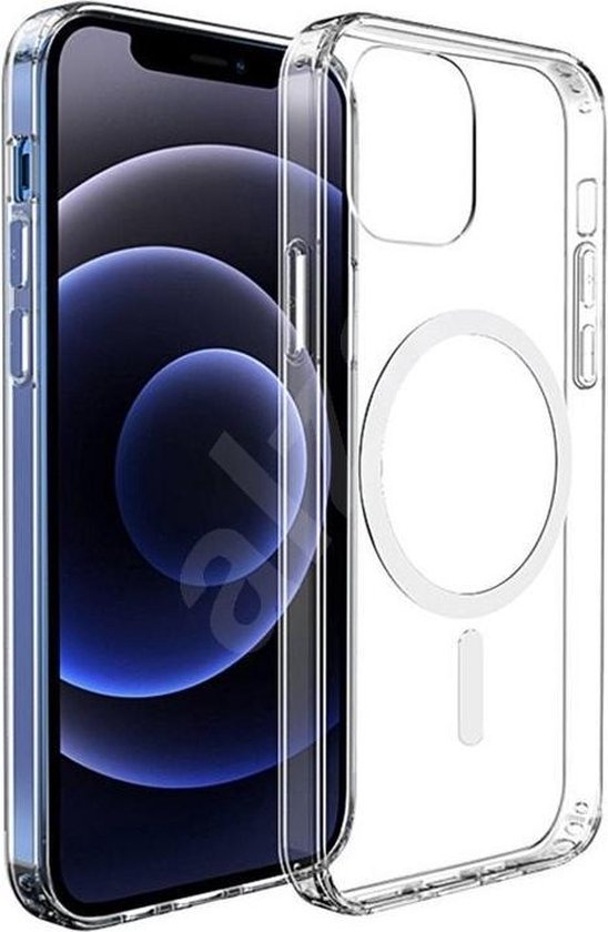 Apple iPhone 12 Pro Hoesjes – MagSafe Backcover – Transparant – Beschermhoes – Doorzichtig-Ilumina Benelux