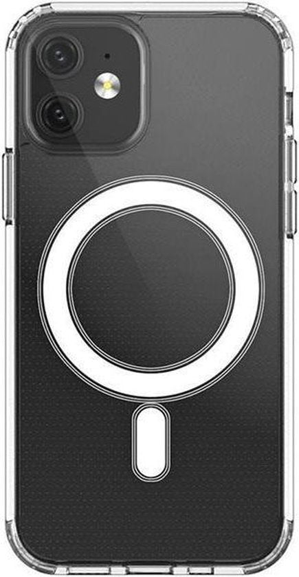 Apple iPhone 12 Pro Mini Hoesjes – MagSafe Backcover – Transparant – Beschermhoes – Doorzichtig-Ilumina Benelux
