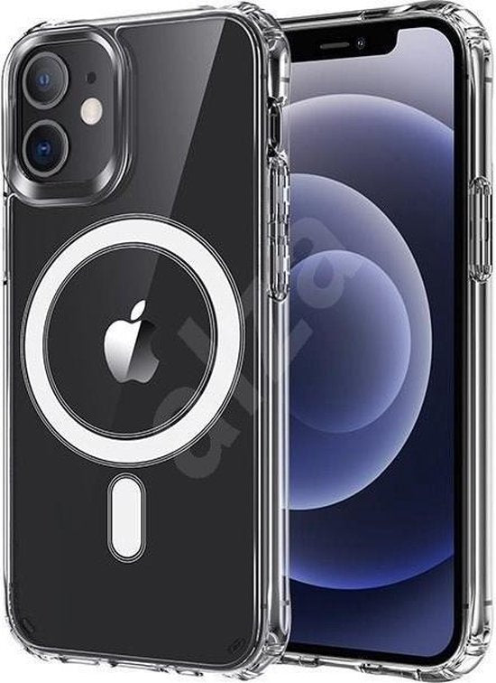Apple iPhone 12 Pro Mini Hoesjes – MagSafe Backcover – Transparant – Beschermhoes – Doorzichtig-Ilumina Benelux