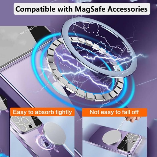 Apple iPhone 13 Pro Hoesjes – MagSafe Backcover – Camera Cover – Magnetisch – Groen-Ilumina Benelux