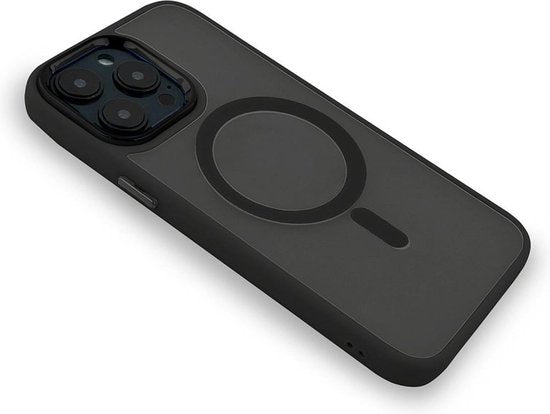 Apple iPhone 13 Pro Max Hoesjes – Matte Armor Backcover – Schokbestendig – MagSafe – Zwart-Ilumina Benelux