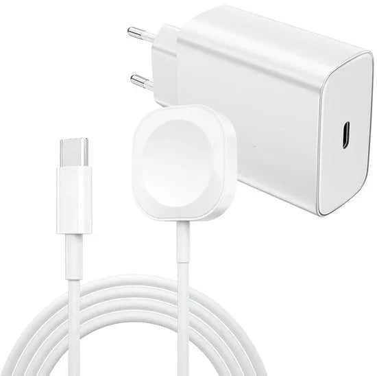 Apple Watch oplader – Snel lader USB-C – Geschikt voor Series 1-9/SE/Ultra – 1 meter oplaadkabel-Oplader-Ilumina Benelux