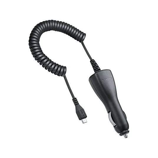 Nokia DC-15 Universele Micro USB Autolader Zwart 750mA met Micro-USB Kabel-Ilumina Benelux