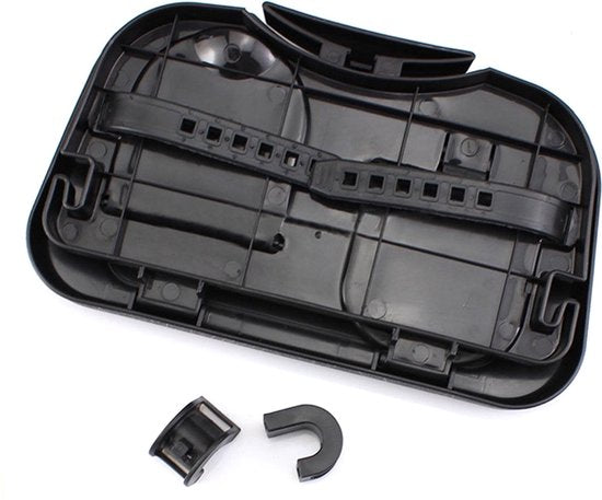 Autotafel achterbank – Opklapbare klaptafel – Drankhouder & opbergvak – Organizer tray – Zwart-Ilumina Benelux