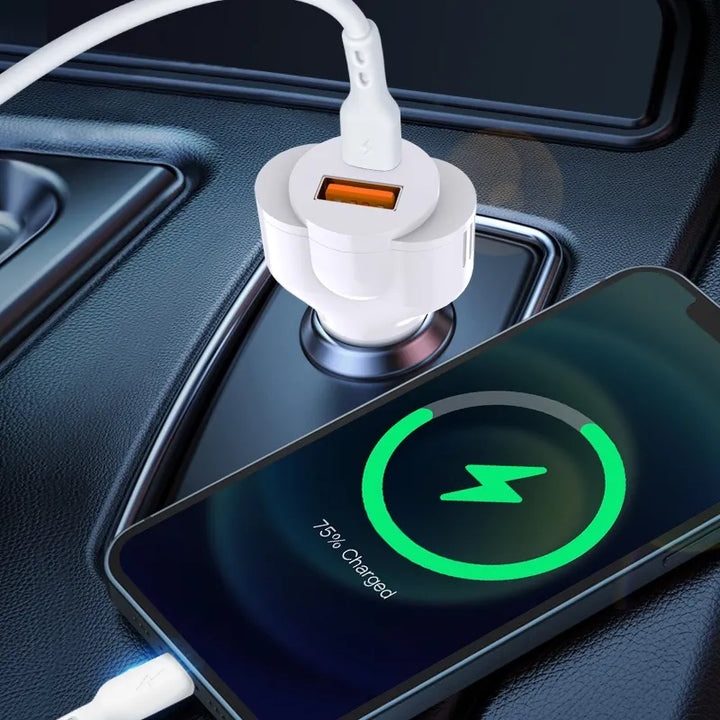 18W USB-C PD Autolader – Compacte Snellader voor Auto-Ilumina Benelux