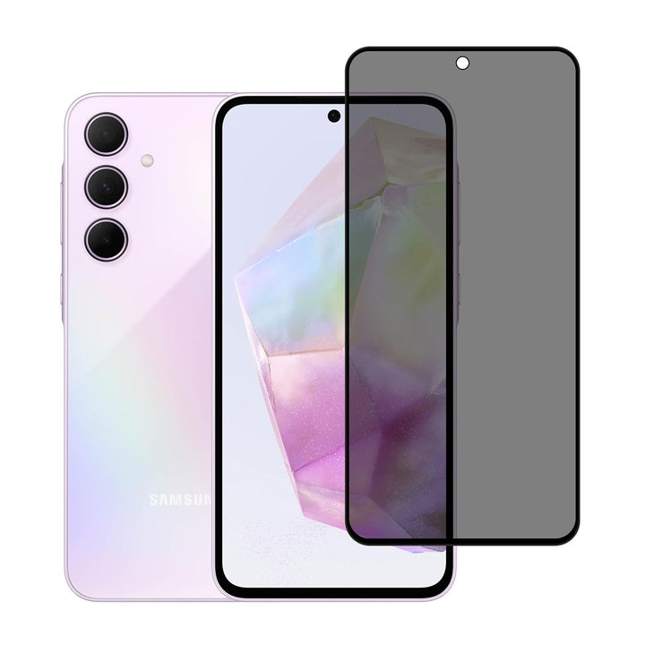 TUNIQ Samsung Galaxy A35 Screenprotector - Privacy Glass - Zwart-Screenprotectors-Ilumina Benelux