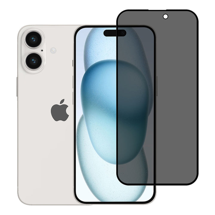 TUNIQ iPhone 16 Plus Screenprotector - Privacy Glass - Zwart-Screenprotectors-Ilumina Benelux