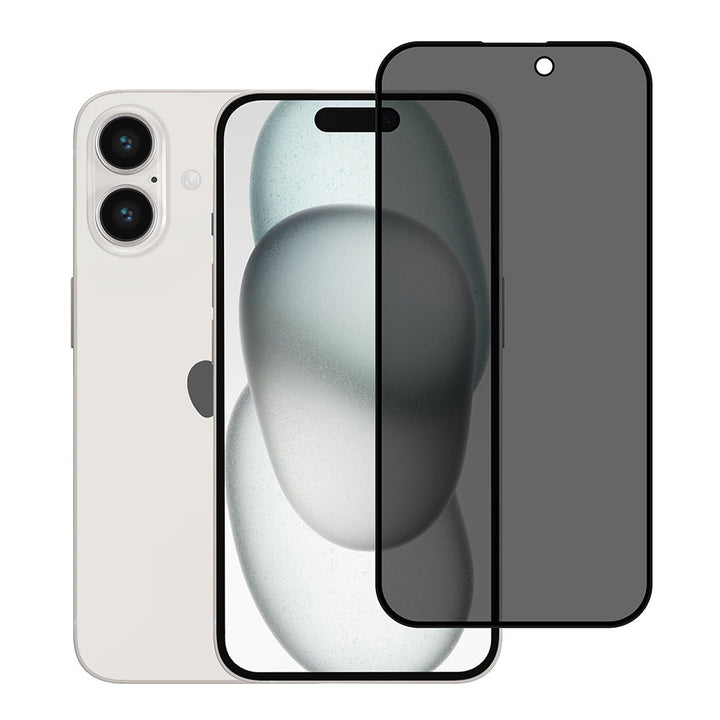 TUNIQ iPhone 16 Screenprotector - Privacy Glass - Zwart-Screenprotectors-Ilumina Benelux