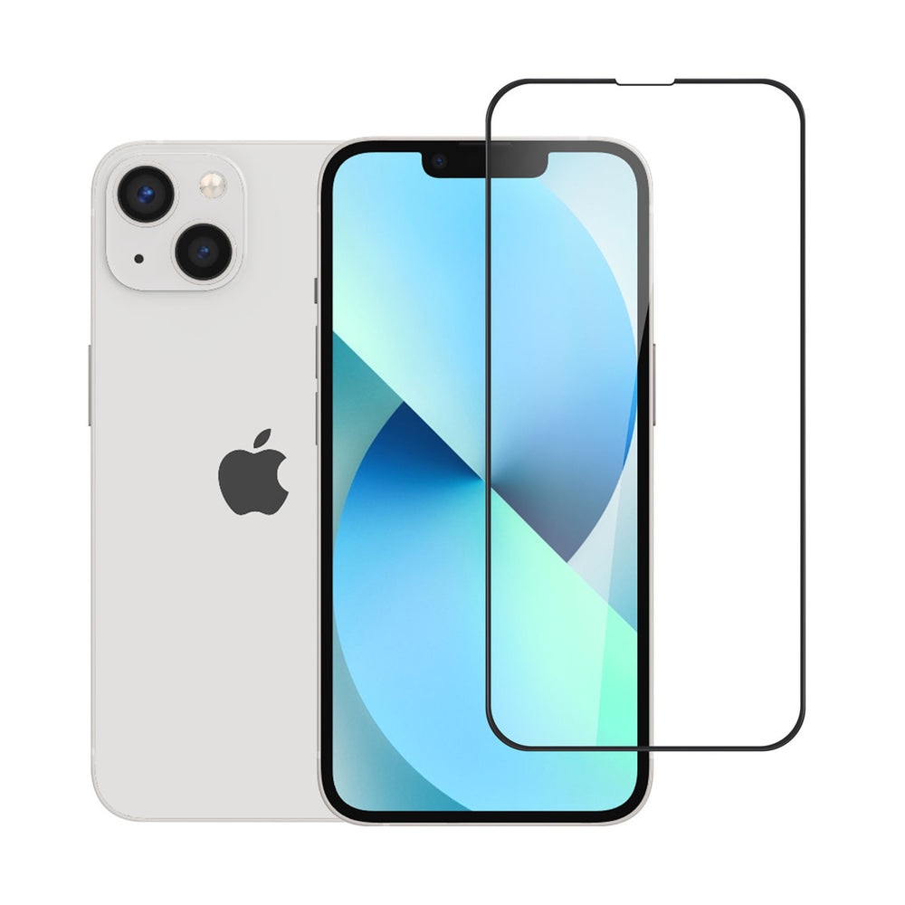 UNIQ Accessory iPhone 14 10D Full coverage Screenprotector - Zwarte Rand-Screenprotectors-Ilumina Benelux