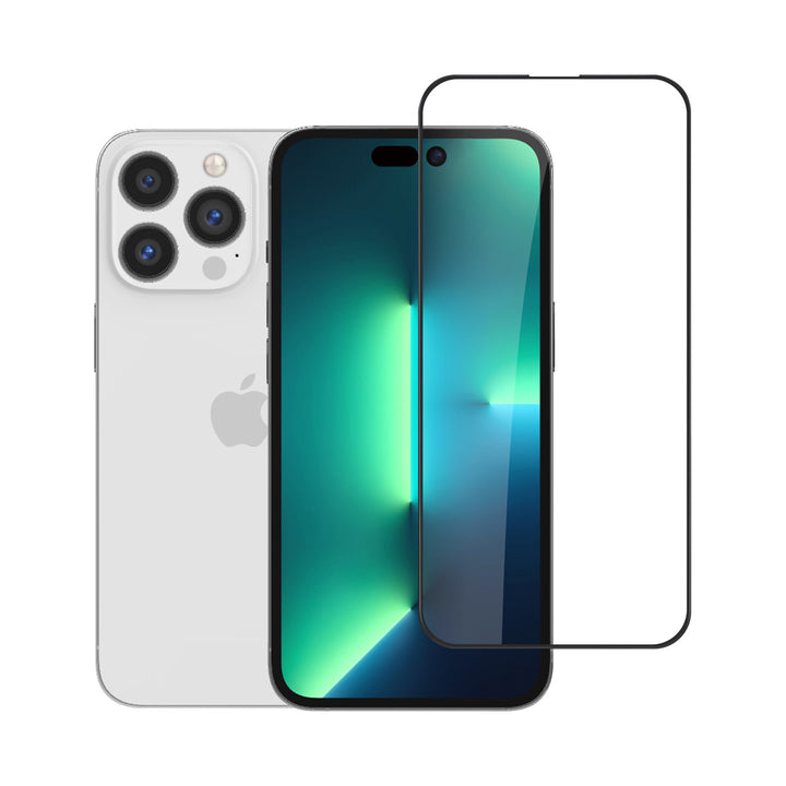 UNIQ Accessory iPhone 14 Pro 10D Full coverage Screenprotector - Zwarte Rand-Screenprotectors-Ilumina Benelux